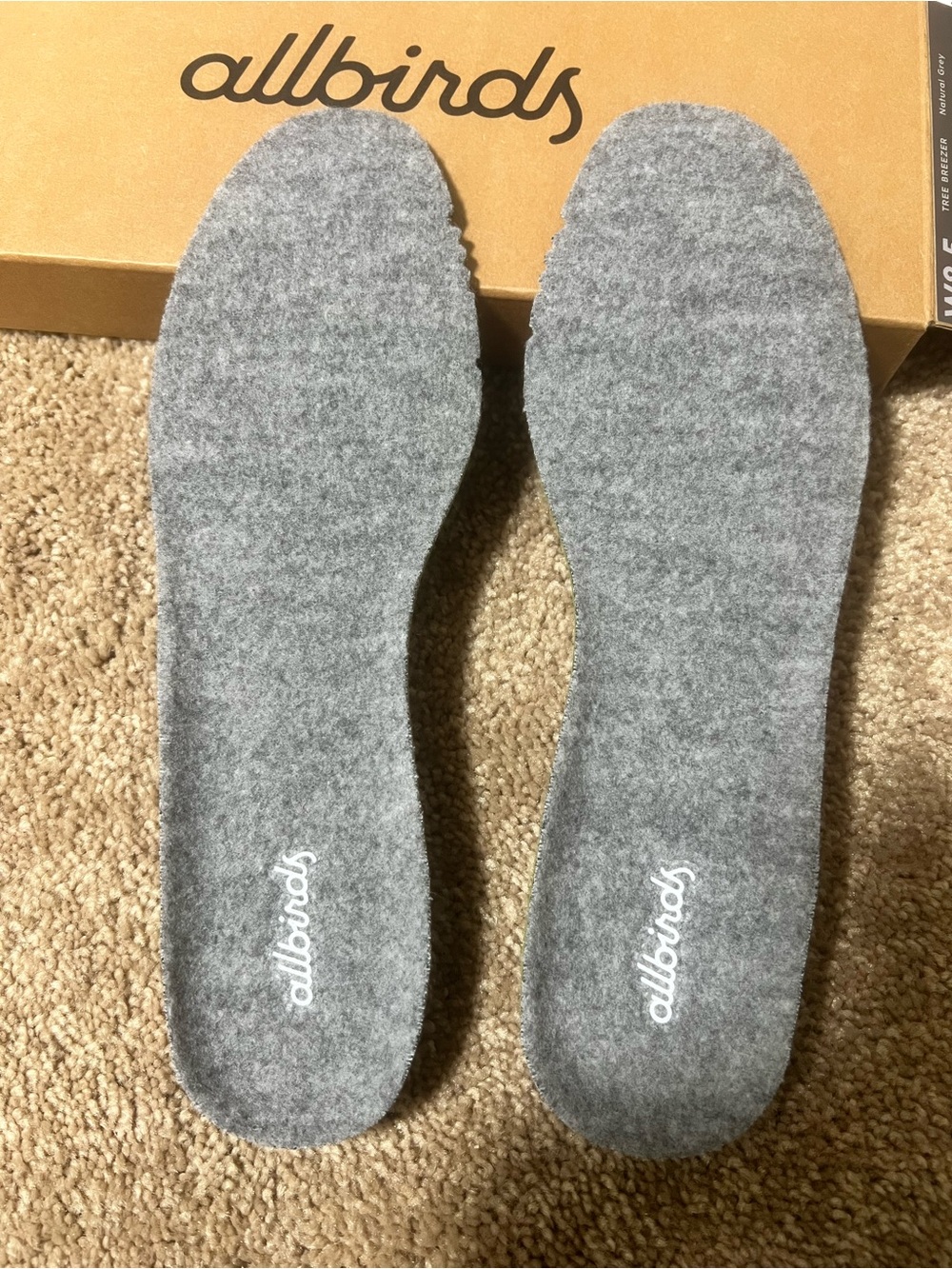 MEW Allbirds sole size tree breezer size: w8.5
